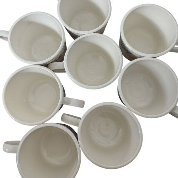 Vintage CorningWare Abundance Coffee Tea Cups Set Of 8 - Picture 5 of 5